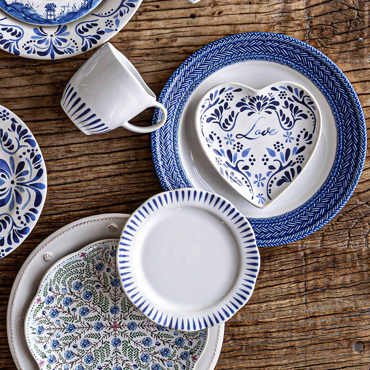 Sitio Stripe Mug - Delft Blue
