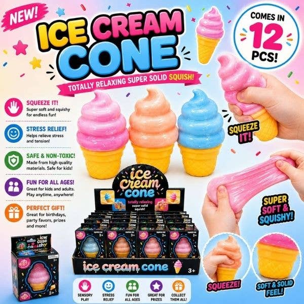Ice Cream Cone Squishy