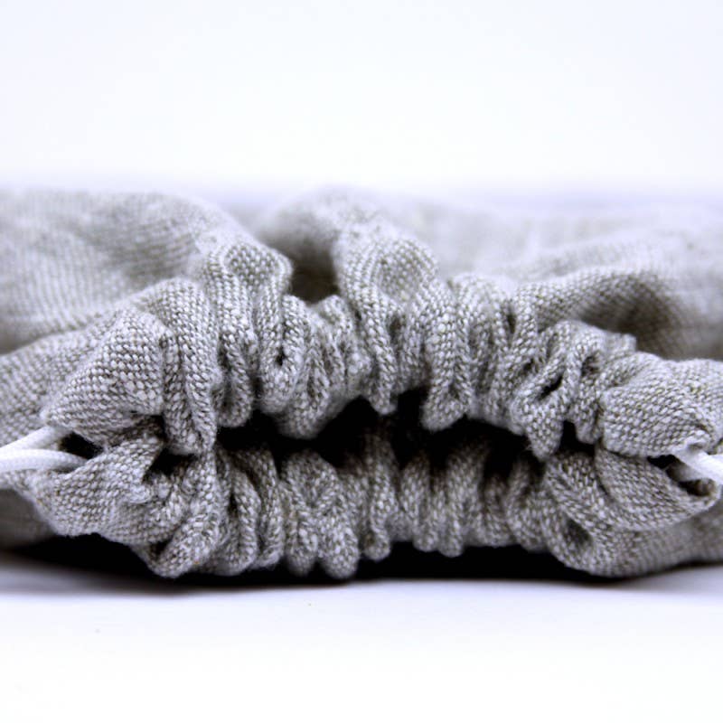 Natural Linen Bread Bag, Stonewashed