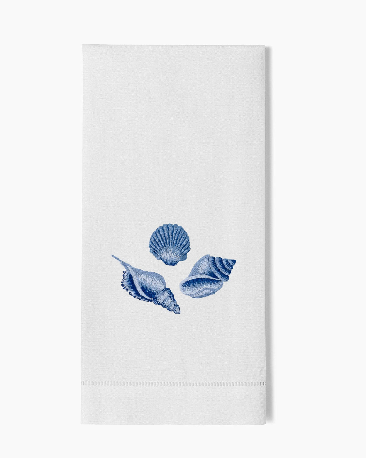 Tea Towel, Shell Indigo