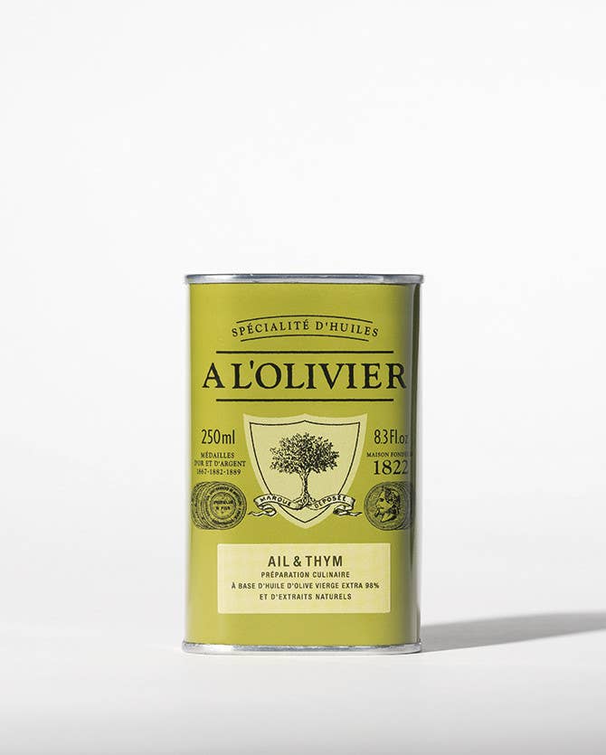 Garlic & Thyme Olive Oil - A L'Olivier (8.5oz / 250ml)