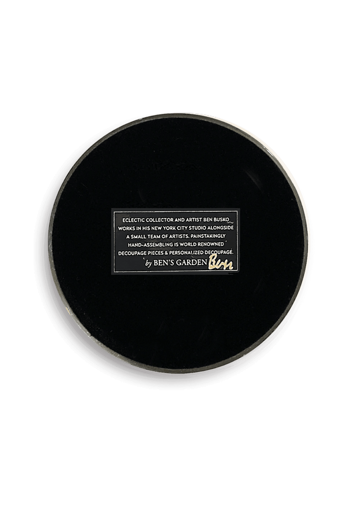 Love Envelope Crystal Dome Paperweight - Ben's Garden (3.75in dia)