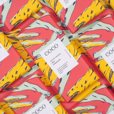 Salted Caramel Milk Chocolate Bar - Coco Chocolatier