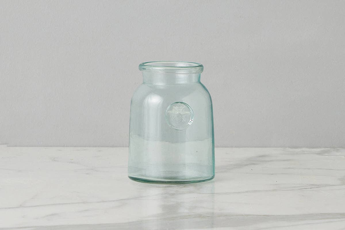 Small French Harvest Vase with Bee Seal