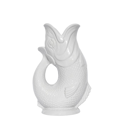 White Gluggle Jug (XL)