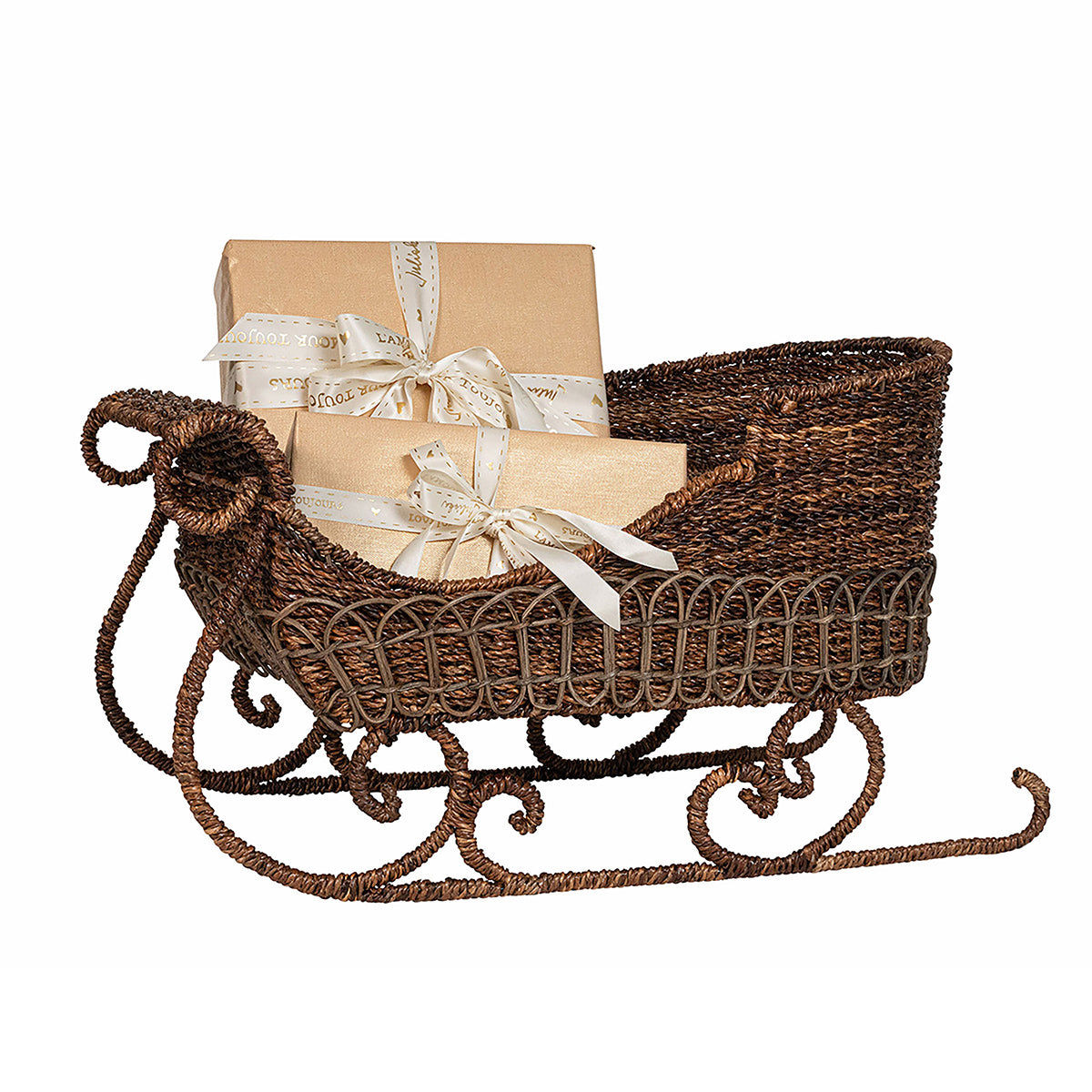 Devon Willow Sleigh, Brown - Juliska