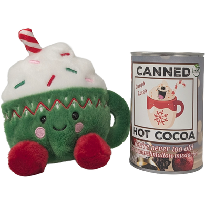 Hot Chocolate Mug Plush, Foil Lid
