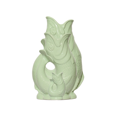 Pistachio Gluggle Jug (L)