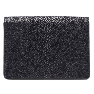 Sky, Taylor Shagreen Card Wallet - Vivo