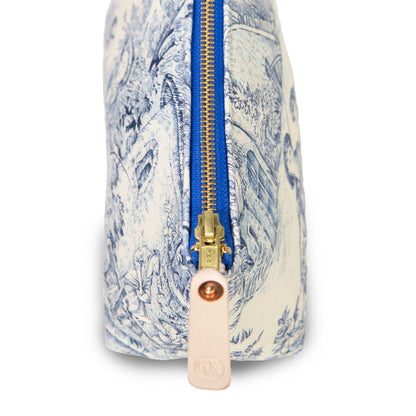 Delftware Blue Toile Travel Clutch - General Knot & Co.