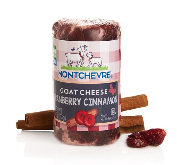 Cranberry & Cinnamon Goat Cheese - Montchevre (4oz / 113g)