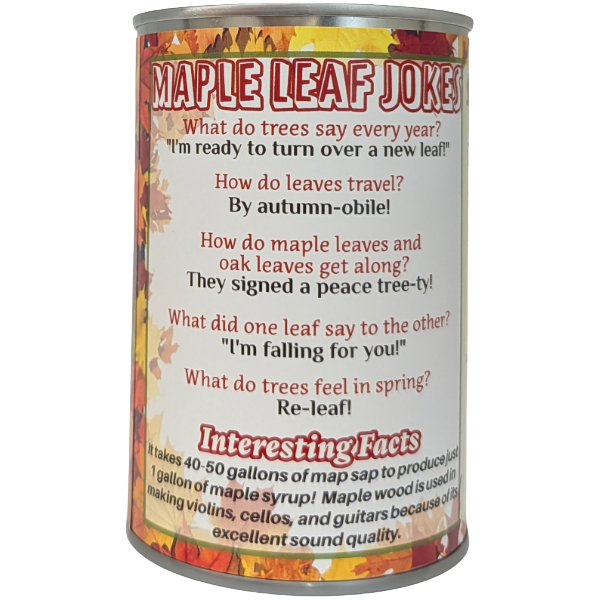 Lou the Canned Maple Leaf, Foil Lid