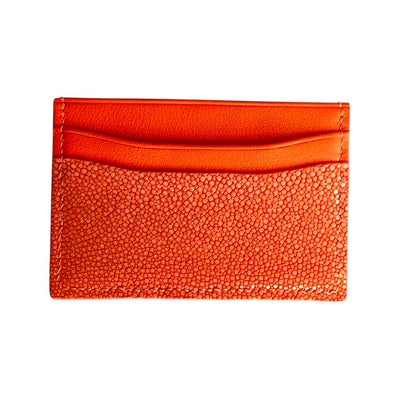 Lake, Sophie Shagreen & Leather Card Sleeve - Vivo