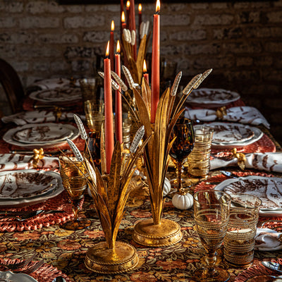 Forest Walk Wheat Candlestick, Gold - Juliska (13in)
