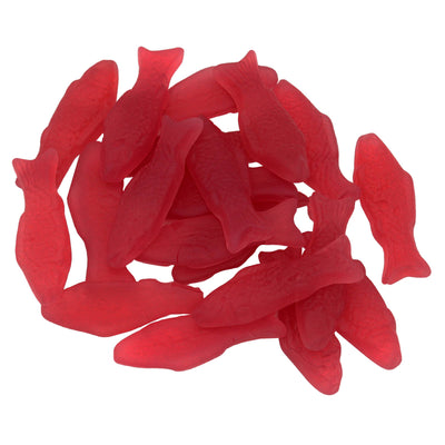 Raspberry Swedish Fish - Kolsvart
