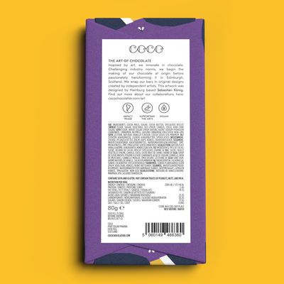 Cinnamon Roll Dark Chocolate Bar - Coco Chocolatier