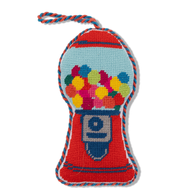 Gumball Machine Needlepoint Ornament - Furbish Studios