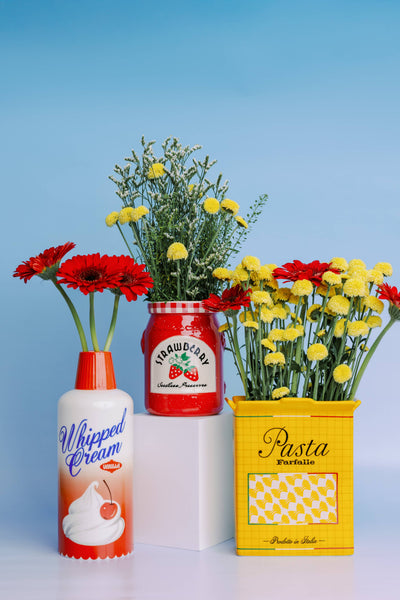Ceramic Vase, Whipped Cream