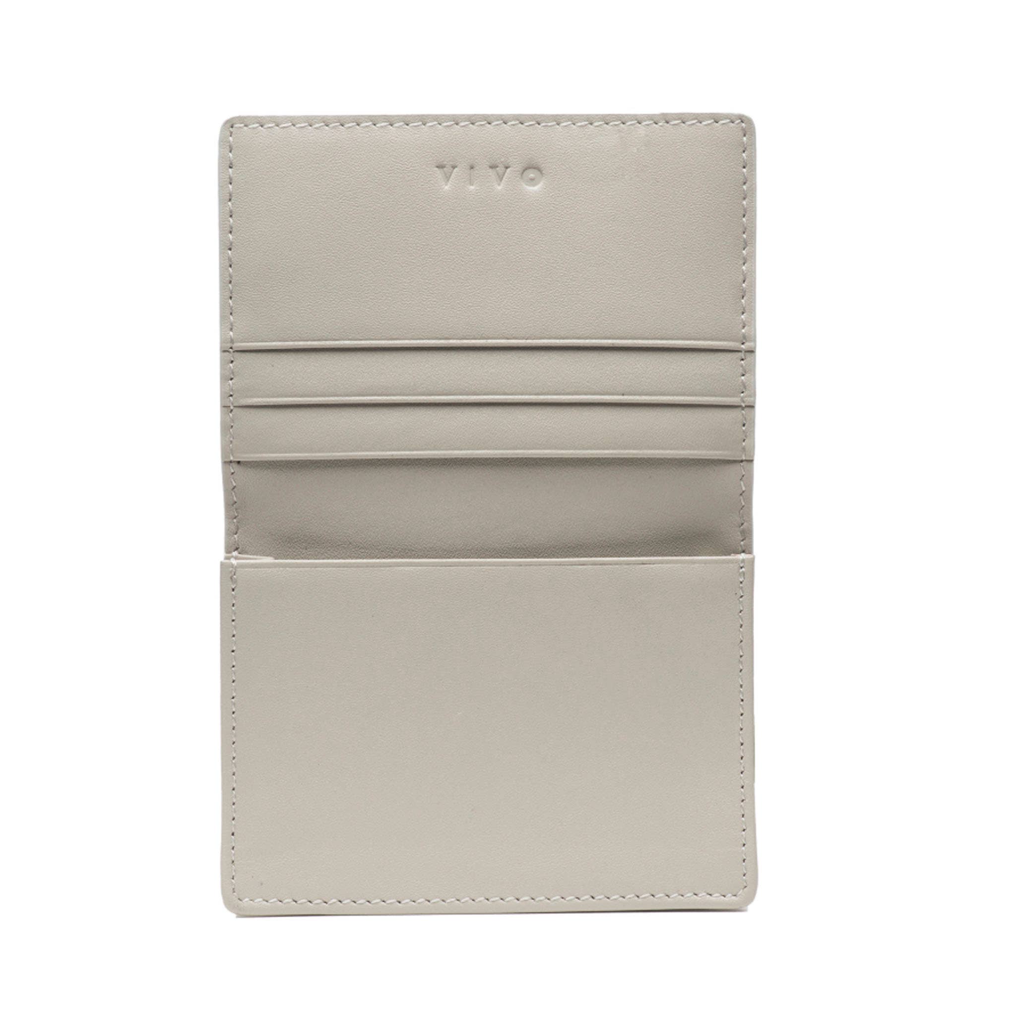 Sky, Taylor Shagreen Card Wallet - Vivo