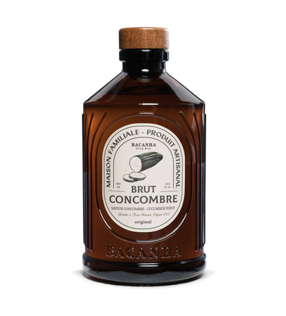 Organic Cucumber Syrup - Bacanha France (13.5oz / 400ml)