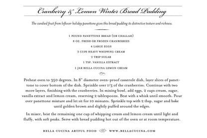Cranberry Apple Sauce Grande - Bella Cucina (23oz / 650g)