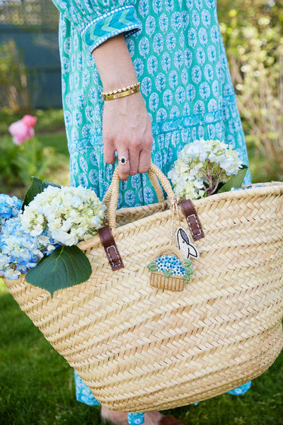The Hydrangea Basket Bag Charm