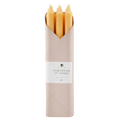 Taper Candles, Soft Pink - 12in (6 tapers)