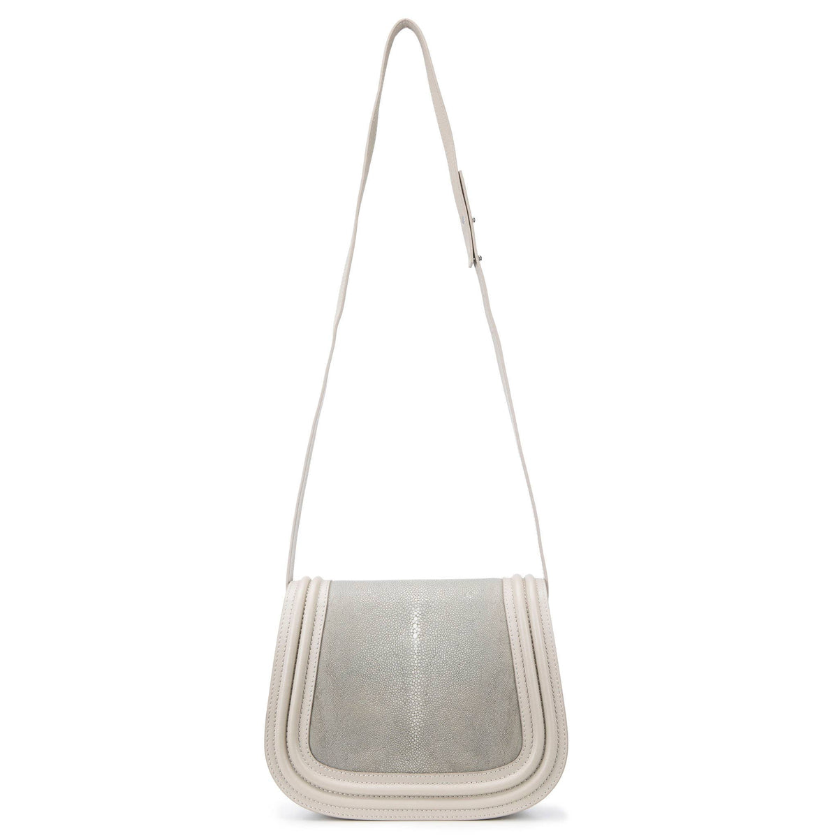 Taupe, Hazel Classic Saddle Bag - Vivo