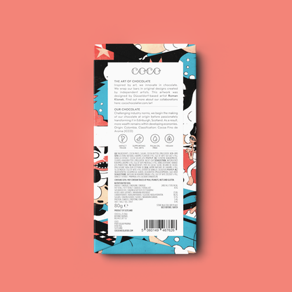 Salted Caramel Dark Chocolate Bar - Coco Chocolatier