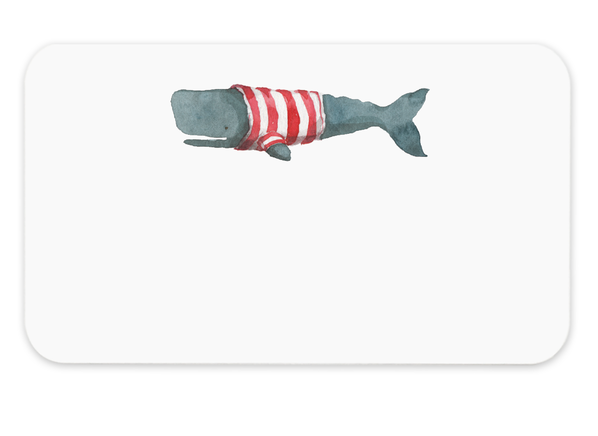 Whale Little Notes - E. Frances Paper (85 cards, 3.5in x 2.5in)
