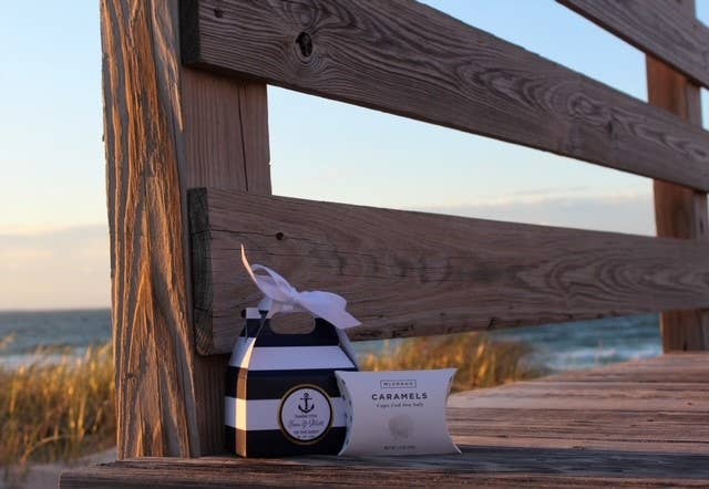 Cape Cod Sea Salt Caramels Pillow Box