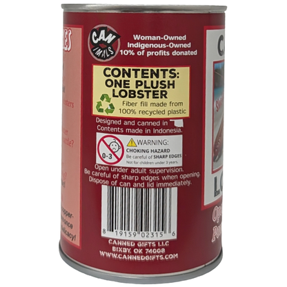 Sheldon the Canned Lobster, Foil Lid
