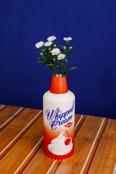 Ceramic Vase, Whipped Cream