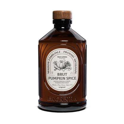 Organic Pumpkin Spice Syrup - Bacanha France ( 13.5oz / 400ml)