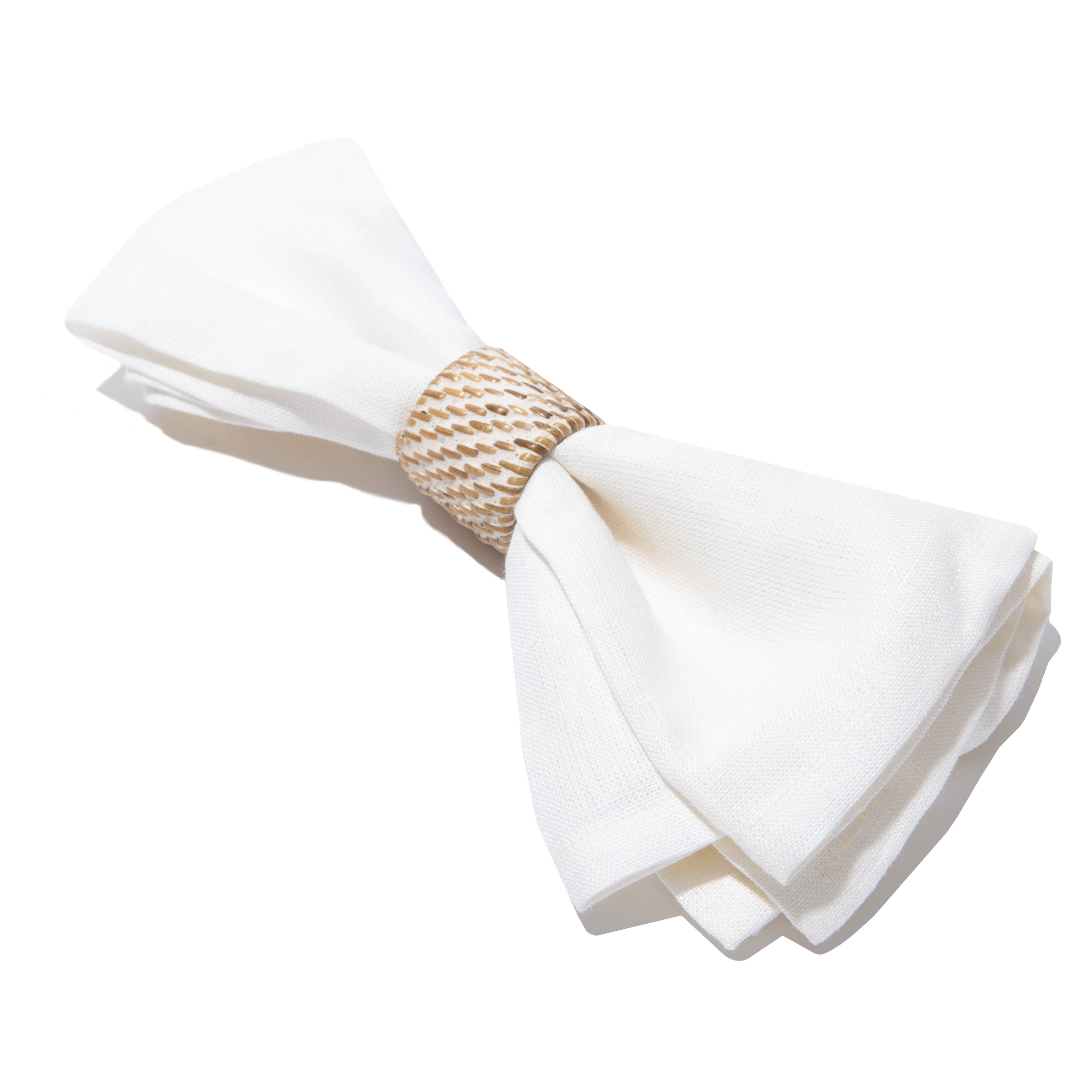 Everyday White Wash Napkin Ring - Thumbnail 2