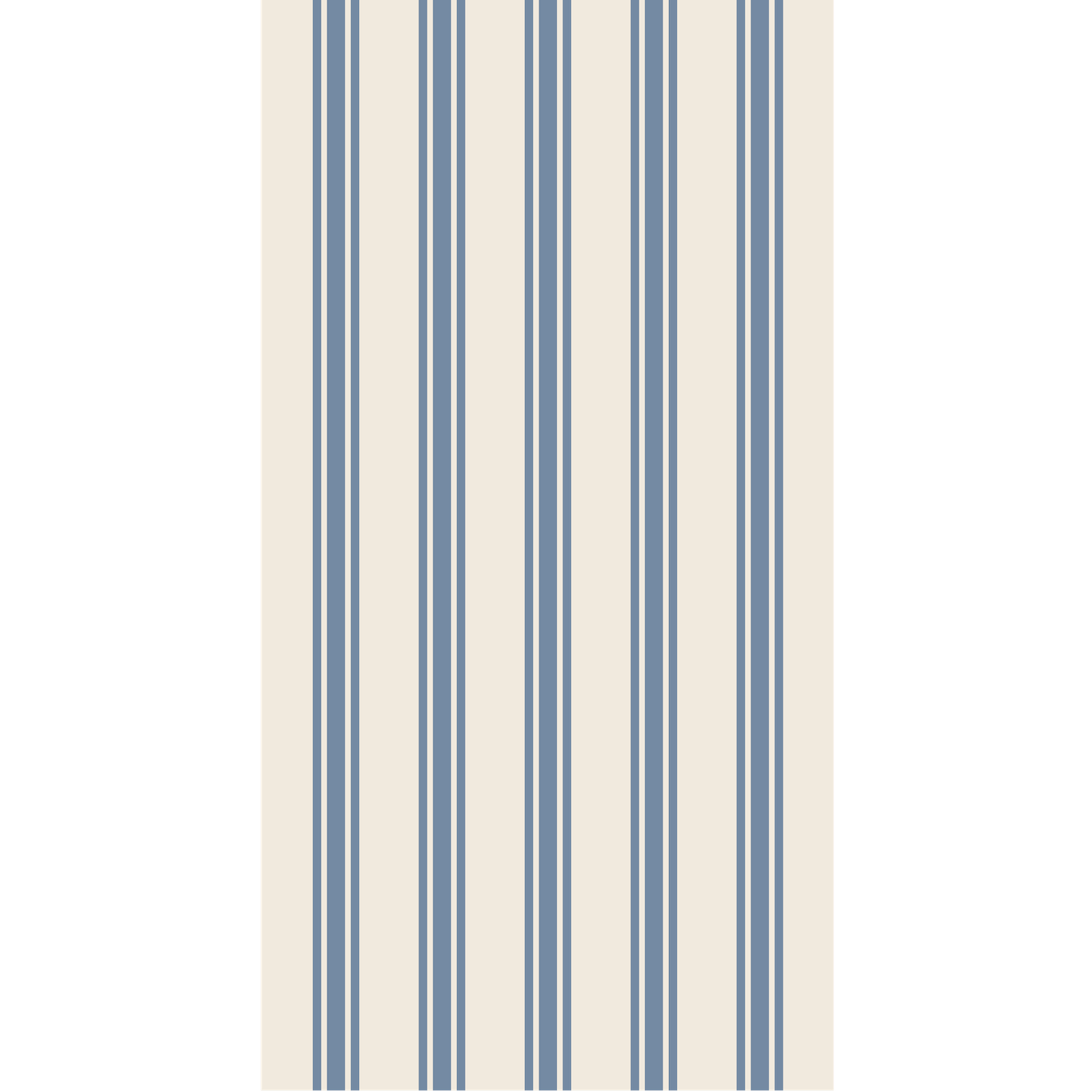 Cornflower Blue Linen Stripe Guest Towel - Hester & Cook (16-count)