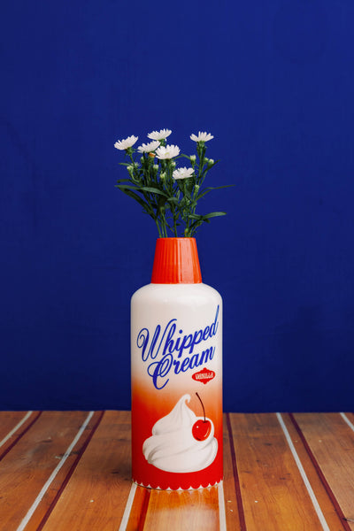 Ceramic Vase, Whipped Cream