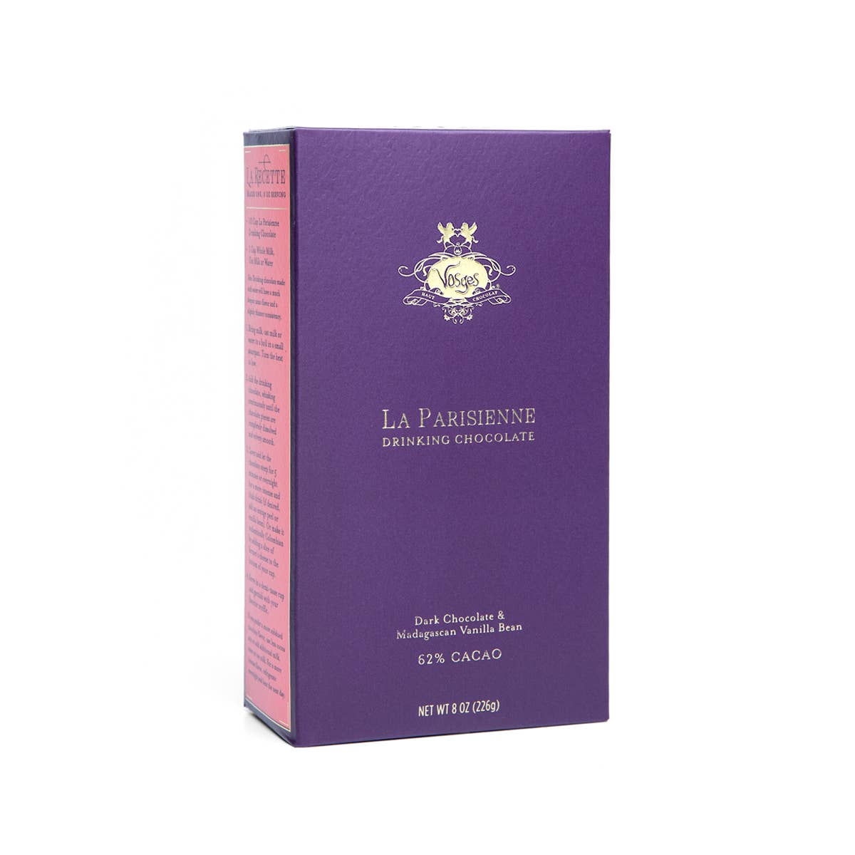 Parisienne Drinking Dark Chocolate with Vanilla Bean - Vosges Haut-Chocoat