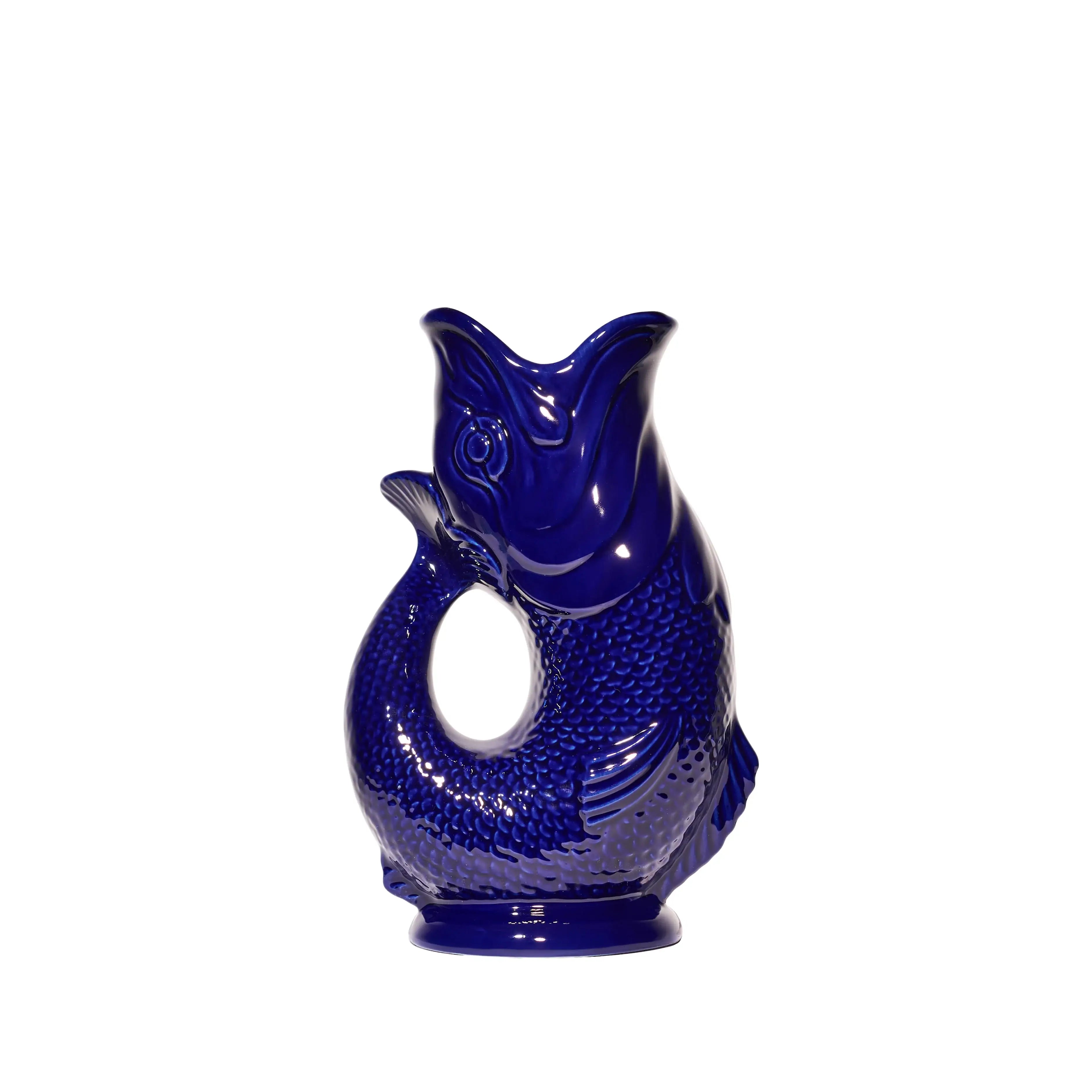 Cobalt Blue Gluggle Jug (XL)
