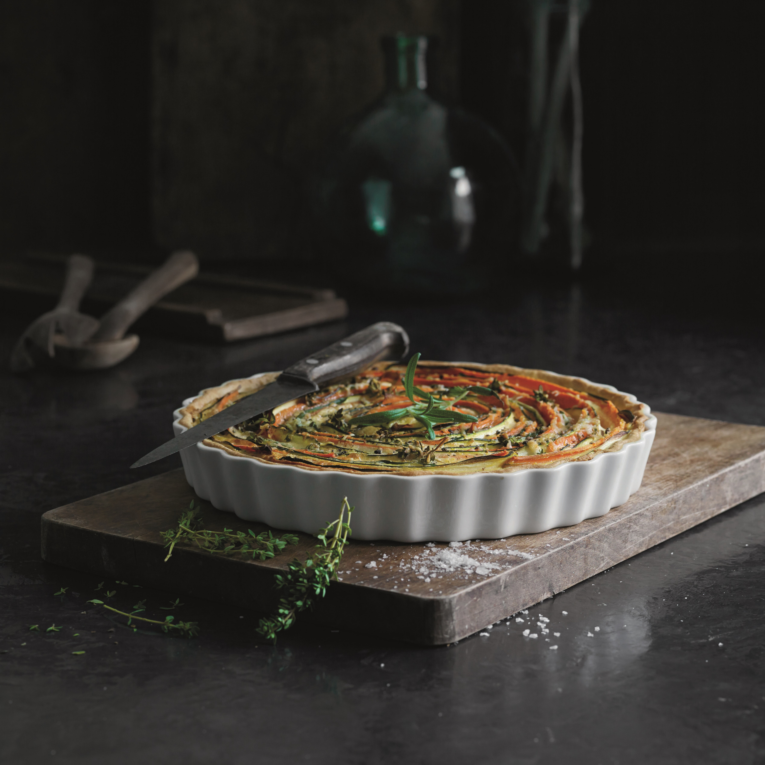 Round Tart Dish - Pillivuyt (10in dia x 1.5in H)
