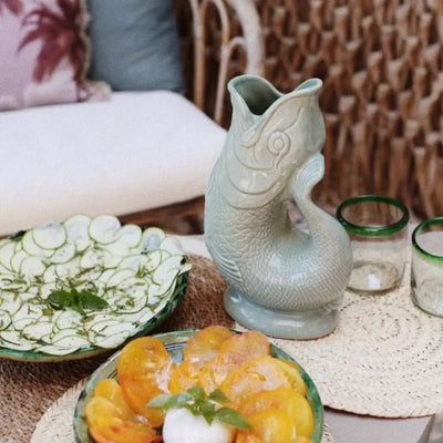 Oyster Lustre Gluggle Jug (XL)