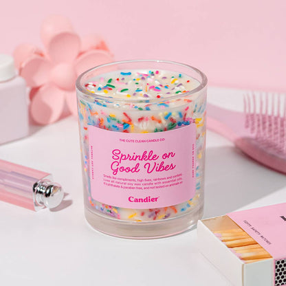 Candle, Sprinkle Good Vibes - Candier