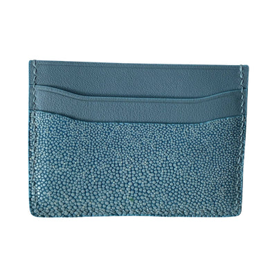 Sophie Card Sleeve, Shagreen & Napa Leather - Vivo