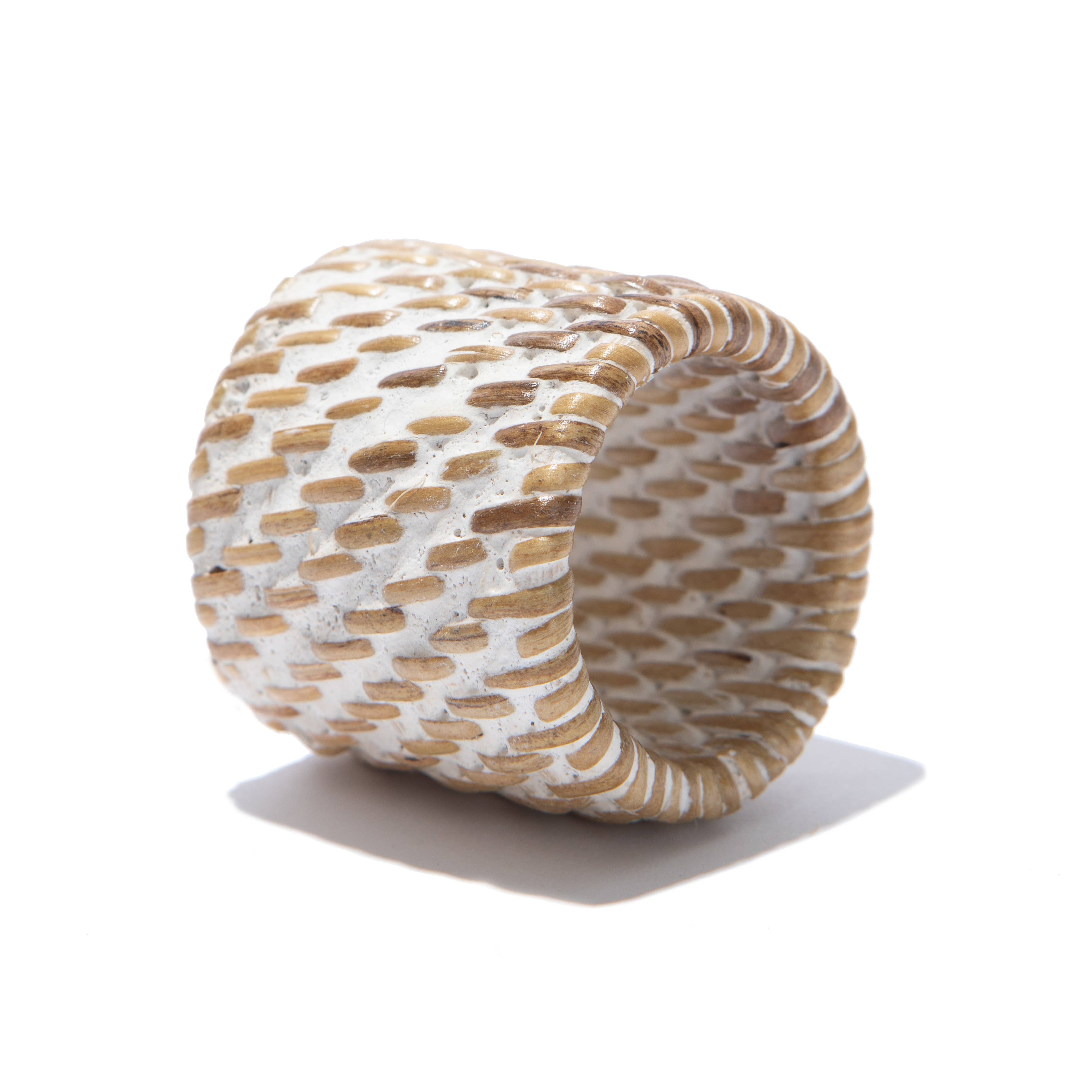 Everyday White Wash Napkin Ring