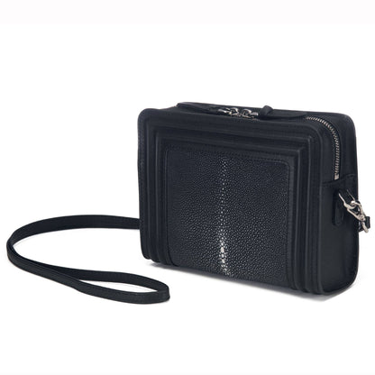 Blue & Gray Nora Zip Cross Body - Vivo