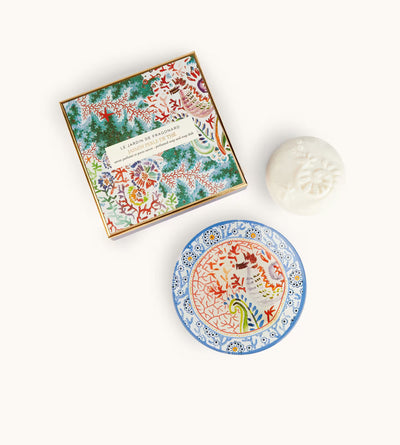 Jasmin Perle de Thé, Soap & Soap Dish - Fragonard (150g)