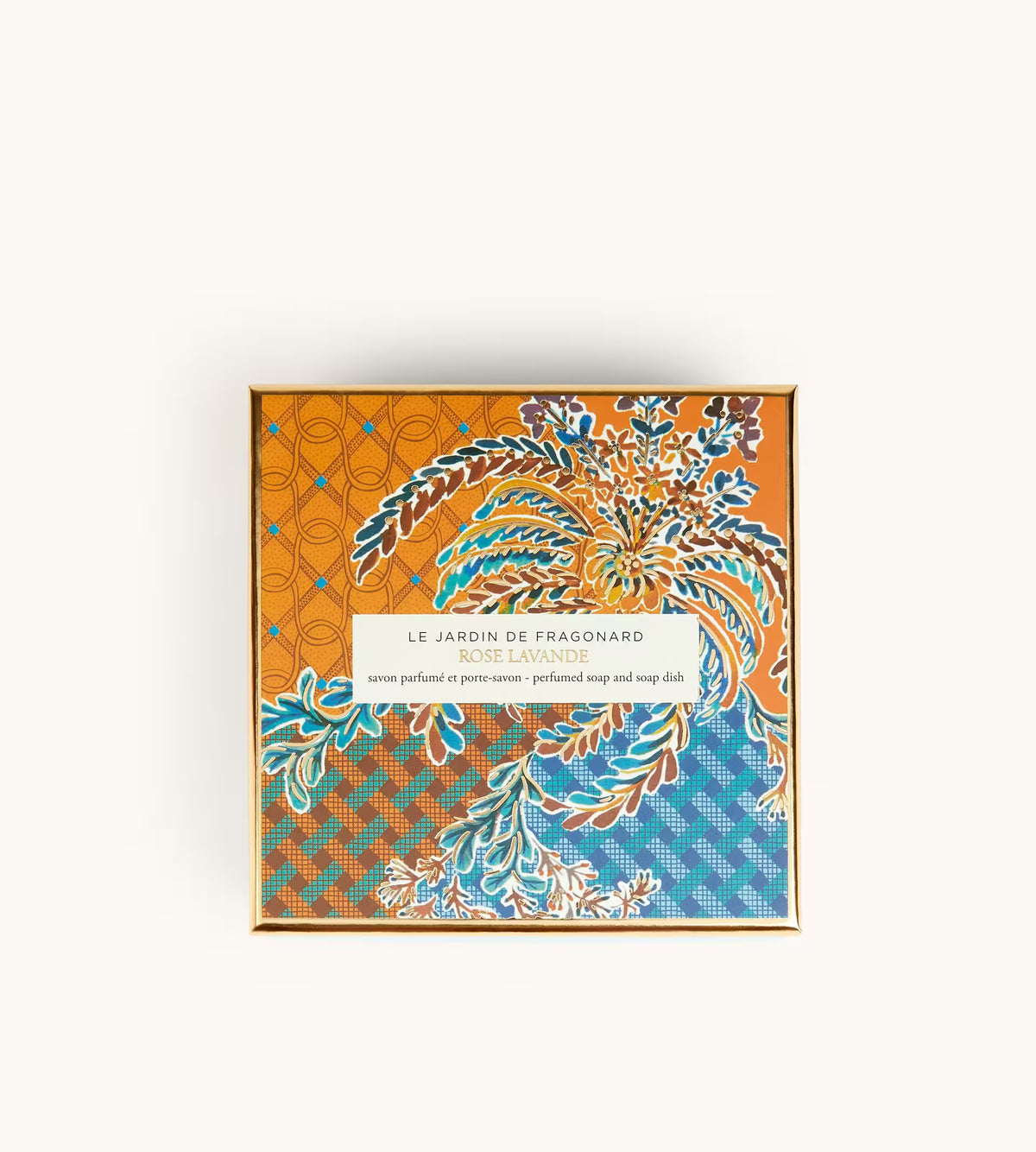 Rose Lavande, Soap & Soap Dish - Fragonard (150g)