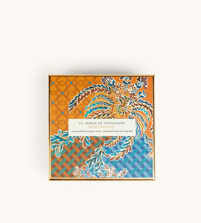 Rose Lavande, Soap & Soap Dish - Fragonard (150g)
