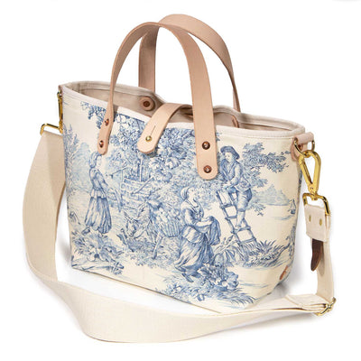 Delftware Toile All Day Mini Tote - General Knot & Co.