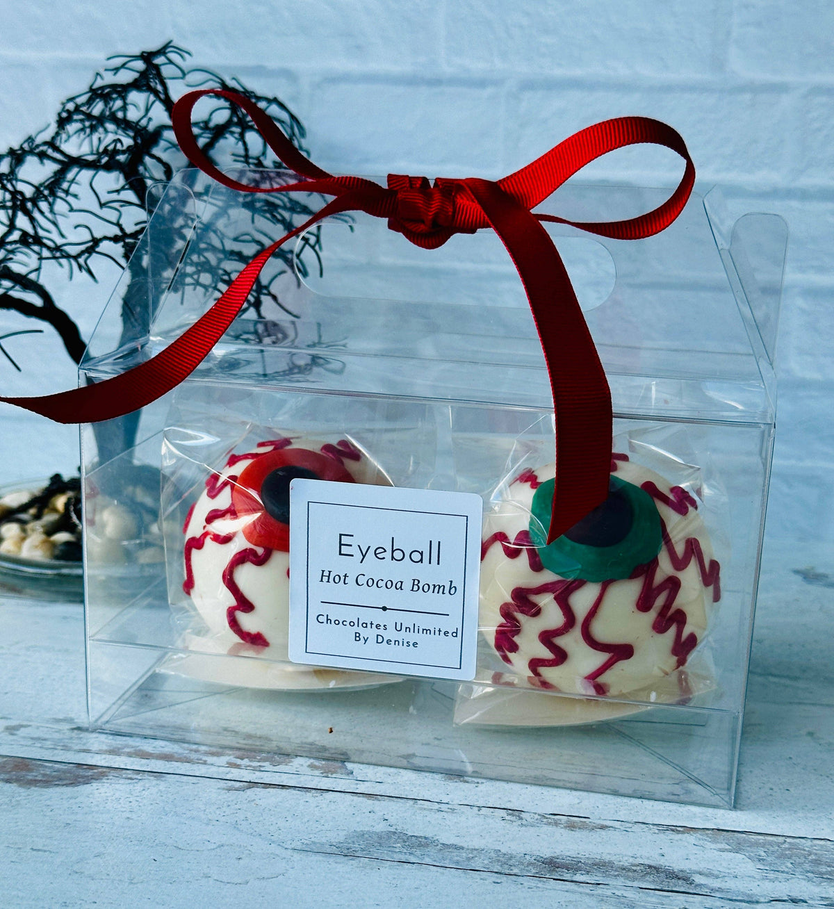 Halloween Spooky Eyeball Hot Chocolate Bomb Hot Cocoa, Single
